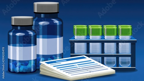 Organized Laboratory Essentials: Bottles, Vials, and Documentation for Effective Management