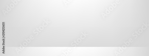Bild auf Leinwand Gray studio background or backdrop 3D room lightbox