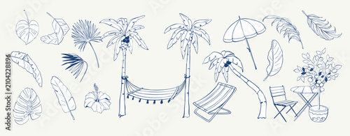 Summer Beach Vacation Set