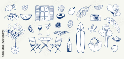 Summer Beach Vacation Set