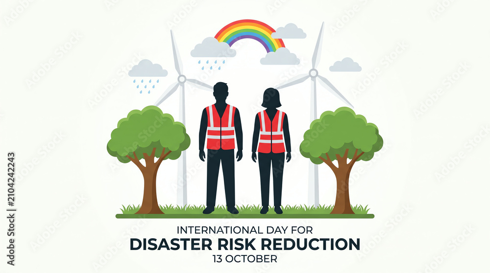Obraz premium International Day for Disaster Risk Reduction, October 13