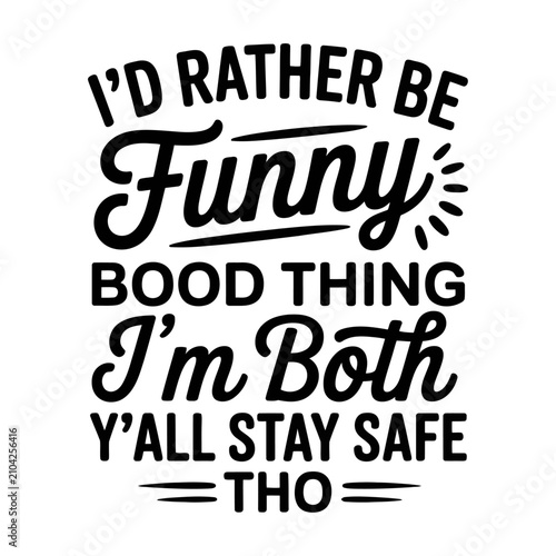 Foto Handwritten humorous quote vector illustration with funny and sarcastic message