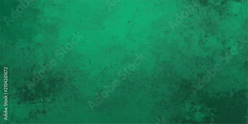Cuadro en lienzo Grunge Green Paint Texture on Aged Vintage Paper Wall Background with Rough Dama