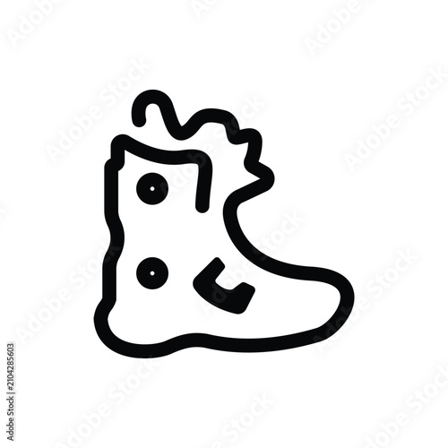 Ski boot icon