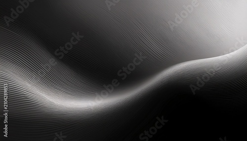 Black White Gradient Smooth Background