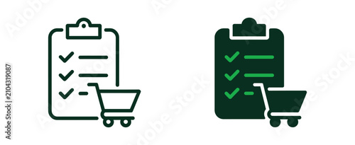 Procurement Icons Set – Purchasing, Supplier Management, Supply Chain and Business Operations Vector.