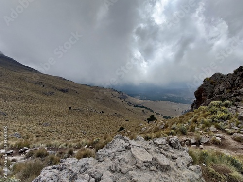 Iztaccíhuatl Volcano in Mexico
