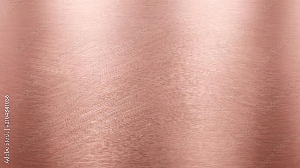 Fototapeta premium Brushed Rose Gold Metal Texture Background