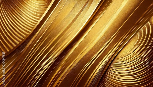 Gold Stripes For Luxury Background