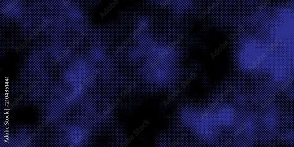 Obraz premium Grunge halftone overlay background with smoke or fire motion texture. Acid blue color y2k aesthetics. Vector backdrop design template and creative