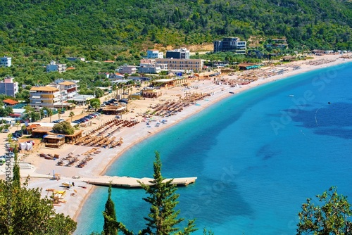 Albanian coast of Ionian Sea. Livadi beach, South Albania