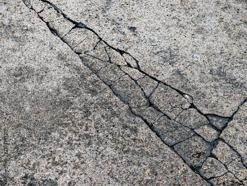 cracked concrete floor as background