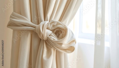 Curtain Knot Detail.