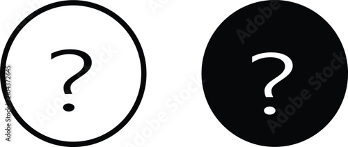 Fotografía question mark icons