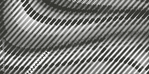 Slika na platnu Thin line halftone gradient texture