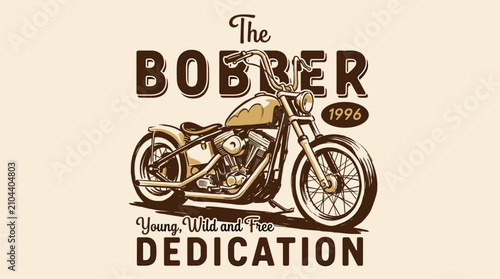 Foto The bobber motorcycle