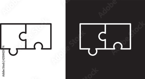 Bild auf Leinwand Puzzle compatible icon