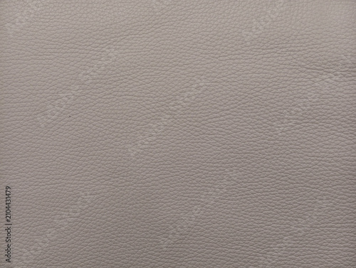 Grey beige leather surface texture background with natural fine grain