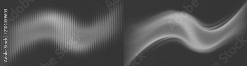 Grain monochrome noice overlay ribbed glass mono wave abstract background wallpaper texture for dynamic web backdrop banner