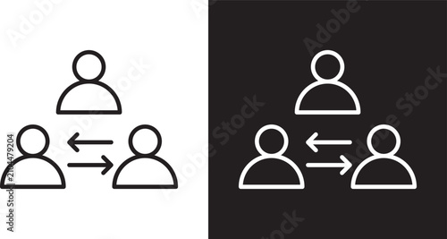 Cuadro en lienzo Mediator icon