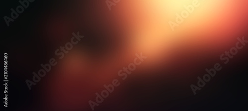 Canvastavla Abstract dark background features a soft, vibrant light streak of orange and red