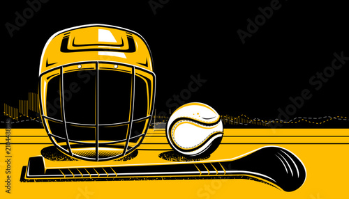 Obraz na plátně The equipment for hurling sport