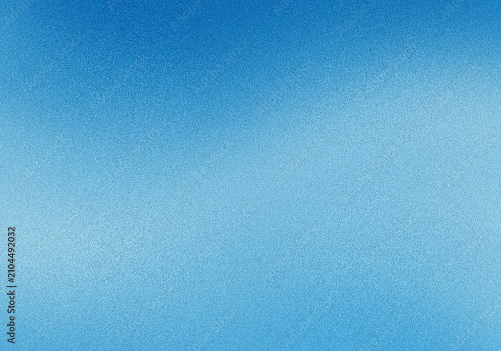 Naklejka premium Abstract soft blue gradient background with subtle film grain texture effect.