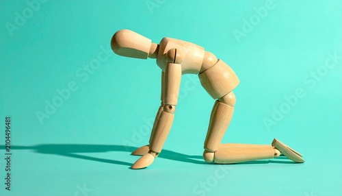 young woman doing stretching exercise