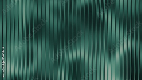 фотографія green doomsday Ribbed glass texture with glossy vertical waves