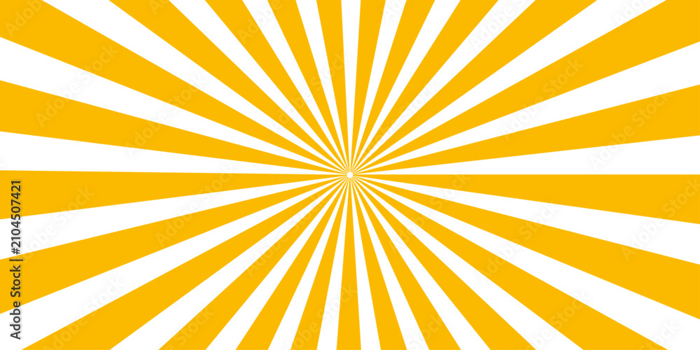 Obraz premium A vibrant radial burst of bright yellow and white lines emanates from the center, creating a dynamic and energetic visual effect.