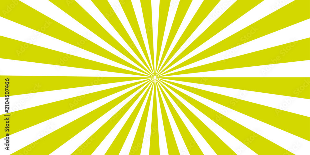 Obraz premium Yellow and white radial burst background, evoking a sense of energy and dynamism. This graphic resource features a high-contrast pattern of radiating lines that converge towards a central point.