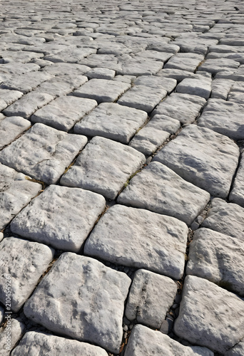 Rough textured gray stone p...