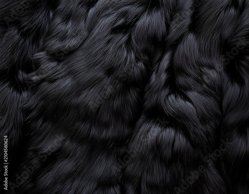 seamless black sheep fur pattern texture background
