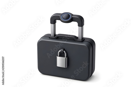 suitcase isolated on white background