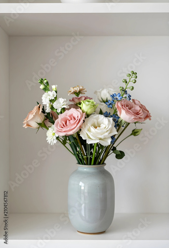 Elegant mixed flower bouque...