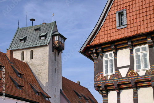 Canvas Print Rathaus Bad Gandersheim