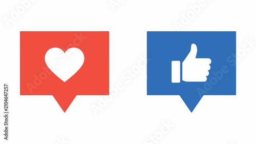Two notification icons side by side
