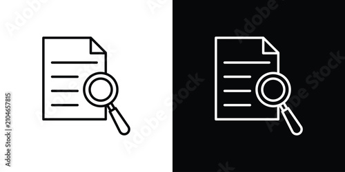 Research icon vector logos kit. EPS10