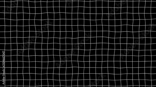 Moving black white grid background, Black background with animated thin white wireframe grid line, Grid line for overlay layer or alpha channel,
White Grid Lines and Intersecting Lines graph.