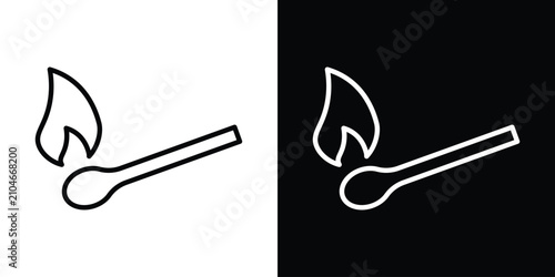 Foto matchstick icon
