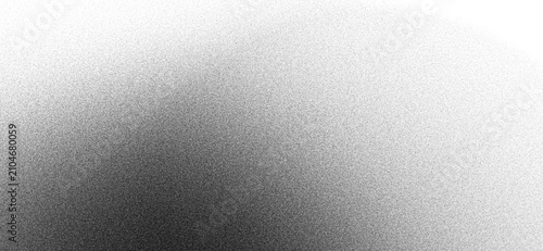 Obraz na plátně Gray white smooth grainy background, subtle monochrome gradient for website head