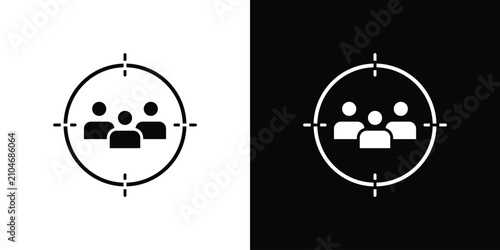 Canvastavla Target audience icon