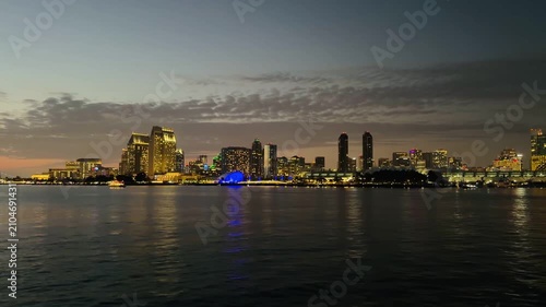 San Diego Skyline at Night 