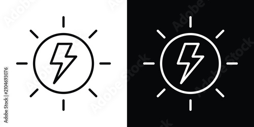 Quadro su tela Alternative power icon