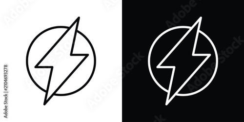 Tableau sur toile Energy Icon