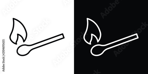 Tableau sur toile matchstick icon