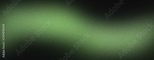 Foto Abstract grainy green gradient background with soft wavy light