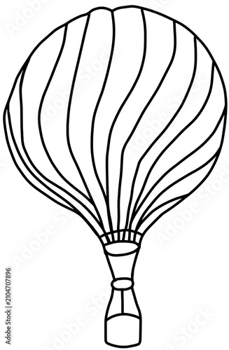 hot air balloon vector