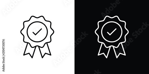 Canvas Print Rosette icon for infographic projects