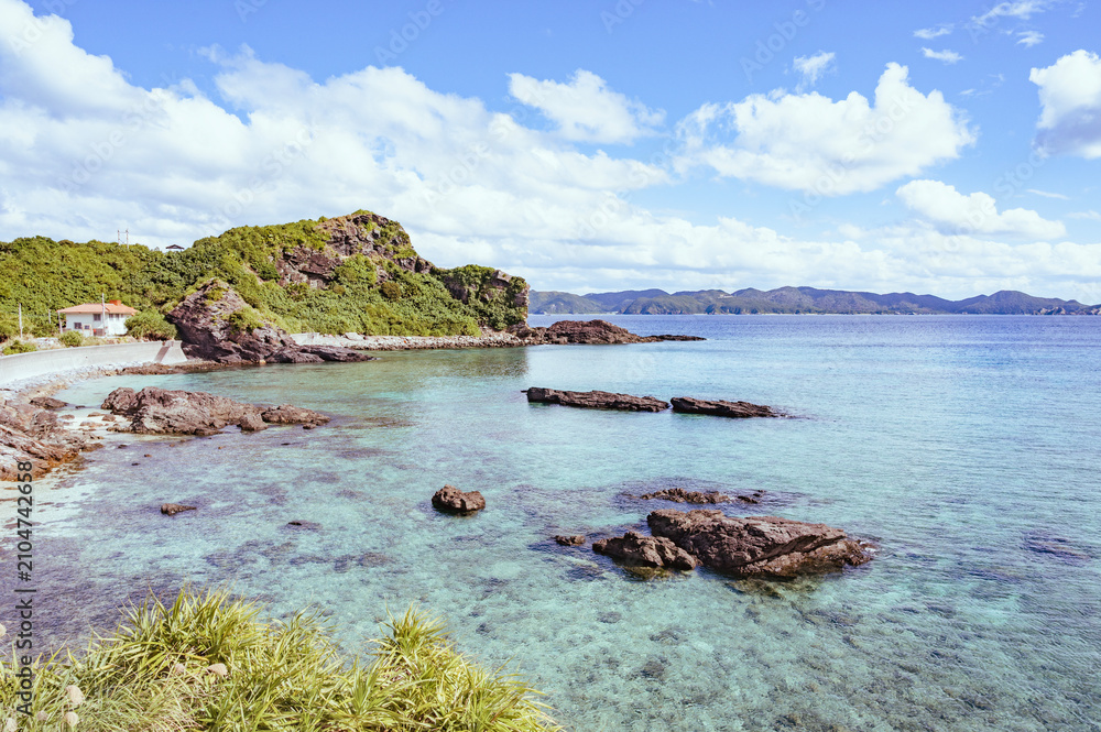 Obraz premium 慶良間諸島 慶留間橋からの風景(慶留間島方面)